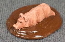 Pig in mud