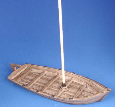 Longboat with Mast (unpainted)